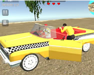 Crazy taxi simulator parkolós HTML5 játék